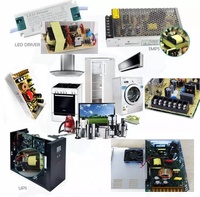 Carte de commande à pédale horizontale haute fréquence EE42 avec transformateur à bobine toroïdale à noyau de ferrite 110V 240V 380V