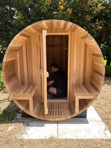 ตู้อบซาวน่าบาร์เรล,ซาวน่าถังไม้รักษาขอบไม้สำหรับไว้นอกบ้าน - Product Image 3