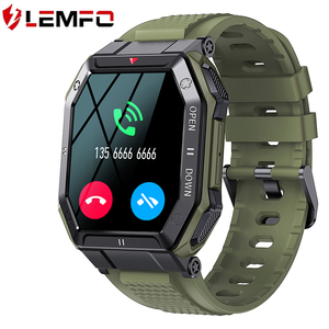 2023 <span class=keywords><strong>LEMFO</strong></span> Nueva llegada K55 <span class=keywords><strong>reloj</strong></span> estándar hombres al aire libre smartwatch modos deportivos relojes con pantalla grande llamadas telefónicas - Product Image 1