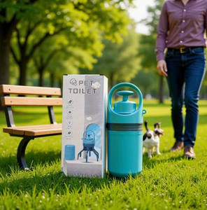 Pala portátil para excrementos de mascotas con seis garras, recogedor de bolsas de excrementos, limpiador de inodoros para perros y gatos, herramienta para paseos al aire libre - Product Image 2