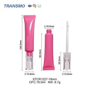 Envase para Brillo Labial Líquido, Tubo Vacío de 10 ml para Brillo Labial con Aplicador de Pincel Transparente, Tubos Exprimibles de 19 ml para Brillo Labial - Product Image 2