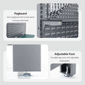 Banco de Trabajo Modular de Acero para Reparación de Automóviles, Almacenamiento Industrial para Mecánicos, Banco de Trabajo Resistente para Taller, Gabinete para Herramientas - Product Image 4
