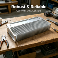 Radiateur professionnel en aluminium extrudé 6061 pour équipement de fabrication de semi-conducteurs de haute précision