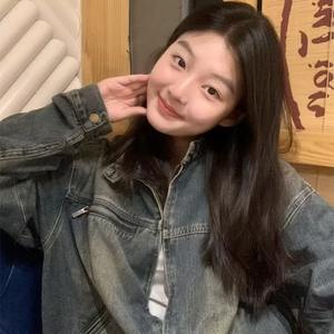 Veste décontractée vintage ample à capuche et manches lanternes en jean pour homme, style rétro américain, coupe décontractée, idéale printemps-automne - Product Image 4