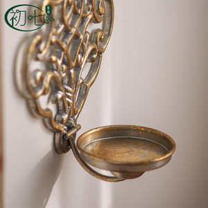 Candelabro de Pared de Estilo Europeo Retro, Decorativo, de Hierro y Metal, para el Hogar - Product Image 4