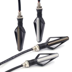 24 LED clignotants de moto indicateur de brouillard queue de frein Streamer <span class=keywords><strong>clignotant</strong></span> pour Yamaha Honda <span class=keywords><strong>KTM</strong></span> Kawasaki motos avant - Product Image 3