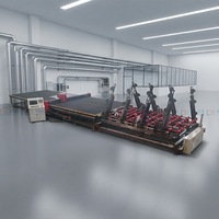 Machine de découpe et de brisage de verre entièrement automatique, machine de découpe de verre trempé automatique avec moteur haute puissance