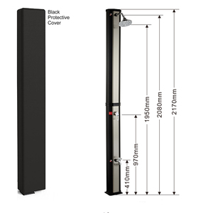 Offre Spéciale le nouveau design de la <span class=keywords><strong>piscine</strong></span> d'été argent 35L <span class=keywords><strong>douche</strong></span> <span class=keywords><strong>solaire</strong></span> <span class=keywords><strong>avec</strong></span> <span class=keywords><strong>douche</strong></span> à main plage <span class=keywords><strong>douche</strong></span> extérieure - Product Image 4