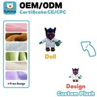 Peluche Anime Personnalisée avec Vêtements Amovibles et Décoration Personnalisée, Jouets en Peluche Doux Personnalisés à Partir d'Œuvres d'Art Personnelles CPC