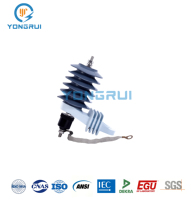 Parafoudre 11kV 15kV 33kV pour ligne aérienne, oxyde métallique 10kA HY10W-11