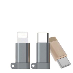 V8 À Type <span class=keywords><strong>C</strong></span> Adaptateur avec porte-clés 2.1A chargeur rapide charge le transfert de données - Product Image 1