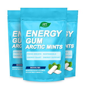 OEM ODM Sugar Free Chewing Gum Caffeine for Enhance Focus and Energy Xylitol <strong>Vitamins</strong> Supplement Nootropic Mints Gum - Product Image 1