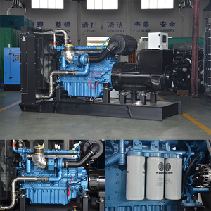 OEM Factory 550kw Gen Wechai Boudouine Generator Set 700kva JHW-550GF 550kw Gen Wechai - Product Image 3