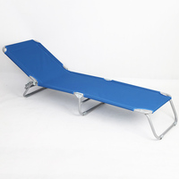Lit de camping portable d'extérieur pliable pour une personne, lit de camp de voyage