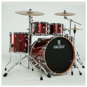 <span class=keywords><strong>Precio</strong></span> al por mayor de fábrica Marca KINGZBEAT Juego de batería acústica de madera de caoba envuelta en PVC <span class=keywords><strong>para</strong></span> <span class=keywords><strong>principiantes</strong></span> y bateristas - Product Image 1