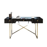 Bureau d'étude simple à la maison simple bureau et chaise bureau moderne bureau d'ordinateur avec combinaison de tiroir vente en gros