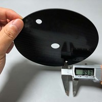 Cache-roue universel en fibre de carbone 3K pour karting, protection anti-poussière de moyeu de roue interne de 6 pouces