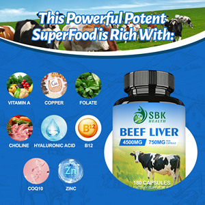 Factory Direct Beef liver Capsules with Bovine Liver Help Build Stronger Nails and Help Fortify Stronger Improve Strengthen - Product Image 3