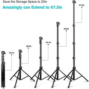 Trípode de palo de Selfie <span class=keywords><strong>para</strong></span> teléfono de cinco secciones adecuado <span class=keywords><strong>para</strong></span> cámaras de teléfonos móviles soporte Opp Bag 300 portátil 1,6 <span class=keywords><strong>metros</strong></span> 160cm negro - Product Image 2