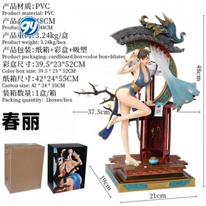Figura de Anime de 48 cm, Personaje de Videojuego Street Fighter, <span class=keywords><strong>Chun</strong></span>-<span class=keywords><strong>Li</strong></span>, Modelo Coleccionable de Acción, Figura de Manga, Figuras de <span class=keywords><strong>Chun</strong></span> <span class=keywords><strong>Li</strong></span>, Manualidades de Plástico - Product Image 2