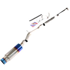 Titanium Blauw Verbrand Uitlaatsysteem Voor Mitsubishi Lancer Evo X Evo10 4b 11T - Product Image 1