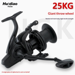 Carrete de Pesca Giratorio Hui <span class=keywords><strong>Diao</strong></span> Nuevo de Largo Alcance, Ambidiestro para Mano Izquierda, Totalmente Metálico, Sin Holguras, con Apertura Inclinada, Manivela de Acero Inoxidable, para Pesca desde Orilla - Product Image 2