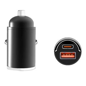 Cargador de coche Lanxiang de doble puerto 12-24V con carga rápida para teléfonos Apple y Android con memoria de apagado automático - Product Image 1
