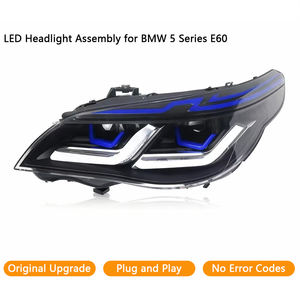 Faros Delanteros LED de Actualización, Plug and <span class=keywords><strong>Play</strong></span>, Luz de Señal de Giro, DRL, 12V, 6000K, para Serie <span class=keywords><strong>5</strong></span> E60 E61 525i 530i 535i 2003-2010 - Product Image 1
