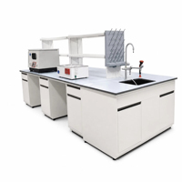 Banc de laboratoire tout acier résistant aux produits chimiques, table de travail de laboratoire pour mobilier de laboratoire moderne