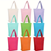 Sac fourre-tout en toile non tissée personnalisé avec motif de dessin animé, impression de logo en sérigraphie, cadeau promotionnel, sacs de shopping réutilisables