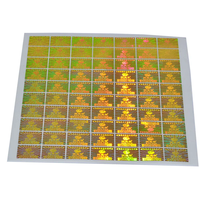 Autocollant holographique personnalisé 2D 3D, étiquette holographique de sécurité anti-contrefaçon, scellé anti-effraction VOID, adhésif laser en nid d'abeille