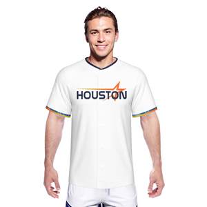 Camiseta de Béisbol de Diseño Clásico con Temática Urbana Personalizada, 100% Poliéster, Transpirable, de Secado Rápido, Cuello en V, Unisex, a la Moda - Product Image 5