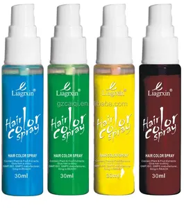 Spray temporal para tinte de cabello para hombre, 30ml, Color dorado, blanco, negro, verde, rojo y morado