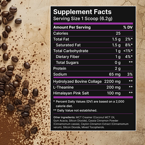 Café de Canela en Polvo de Alta Calidad, Alto en Carbohidratos y Grasas Totales, Apoya el Metabolismo, Calorías, Café - Product Image 2