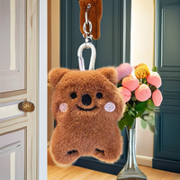 Greenmart Chine Vente en Gros Porte-clés Ours en Peluche Mignon de 10 cm Mini Jouet Animal en Peluche Douce en Polyester Coton avec Logo Personnalisé Unisexe