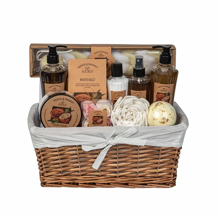 Soins de santé pour le corps, 20 pièces, haute qualité, motif fleur, toilette, coffret cadeau, Spa