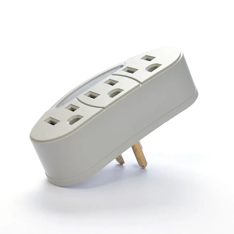 Hot Selling Draagbare Amerikaanse Standaard Etl Socket Adapter Zelf-Aarding Reis Opladen Adapters Voor Mobiele Woningen Gebruik