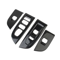 Cubierta Decorativa para Panel de Interruptores de Ventana de Puerta de Coche, Estilo Fibra de Carbono ABS, Moderna y de Lujo, para Subaru Outback 2026, Accesorios de Decoración