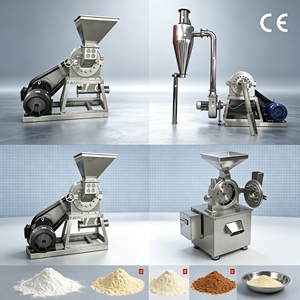 Moulin à sel rose de l'Himalaya en acier inoxydable, broyeur à broches pour coquilles d'œufs, machine de broyage - Product Image 4