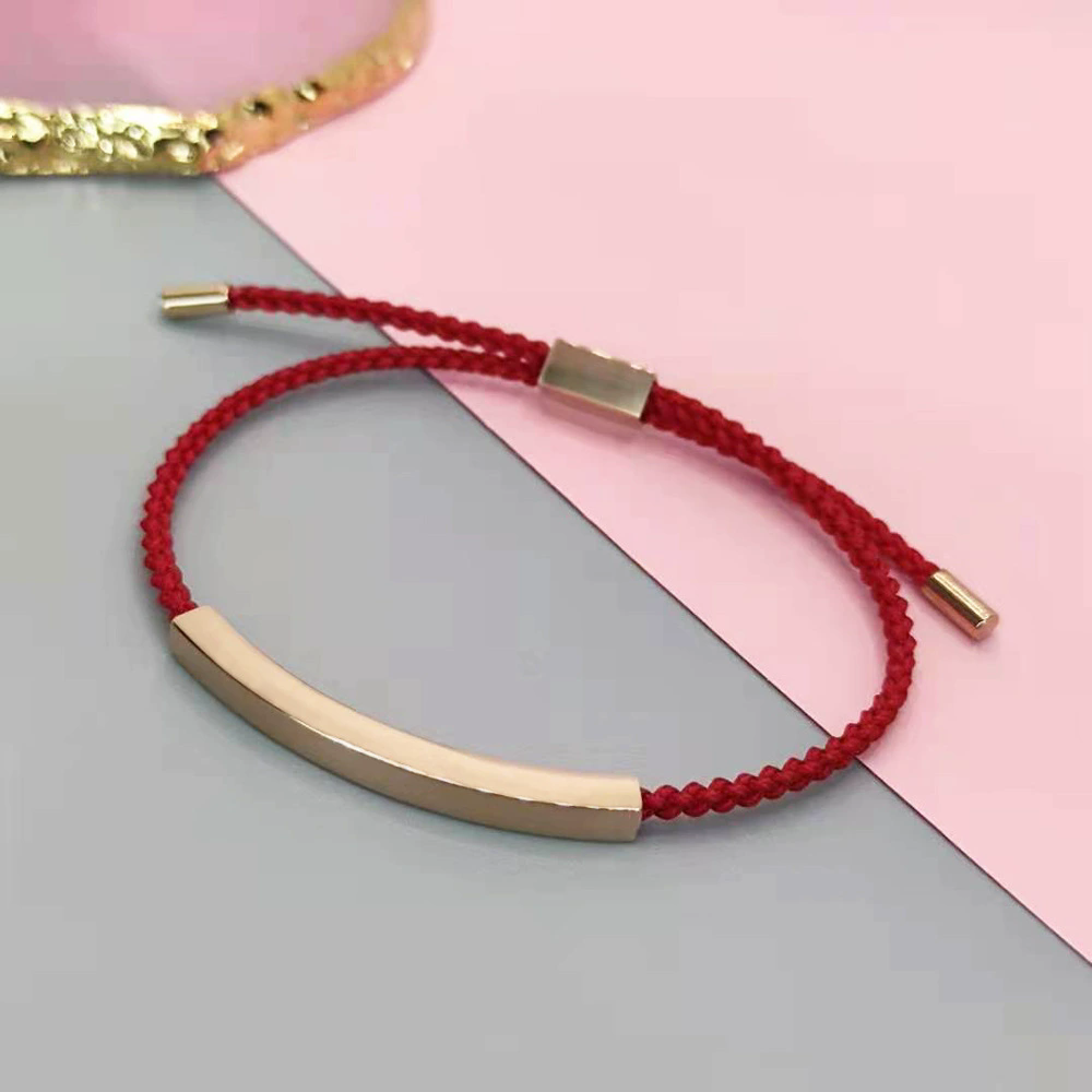 Rose Gold Curved Plate+Claret string