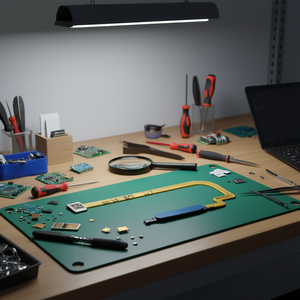 Cable flexible Xiaomi con sensor de huellas dactilares para Poco M3 Redmi 9T azul - Product Image 3