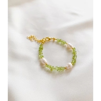 Pulsera de Cristal de Cuarzo Natural Curativa en Colores de Moda al por Mayor, Joyería Artificial para Mujer