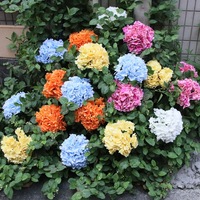 Bunga Artifisial 3D Touch 21cm Hydrangea Royal Besar 16 Warna Tahan Lama Dekorasi Hotel Modern Rangkaian Pernikahan Grosir