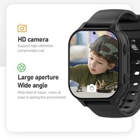 Reloj inteligente de 1,85 pulgadas, versión global, relojes inteligentes HR BP, batería de gran capacidad, rastreador GPS para niños, reloj SOS, reloj GPS inteligente