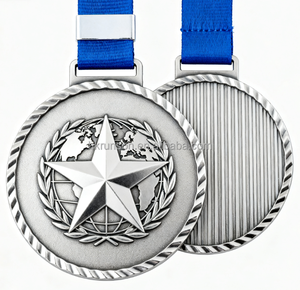 Vente directe usine : Médailles sportives en métal personnalisées, plaquées or, avec impression UV, technique de moulage, pour récompenses et médailles d'or de champion - Product Image 3