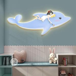 Quadro LED Decorativo per Cameretta Bambini, Stampa HD di Balena Cartoon, Arte da Parete Personalizzata all'Ingrosso - Product Image 5
