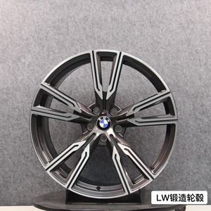 New Condition 488 Llantas de aleación forjada Ruedas de automóvil de pasajeros negro mate con accesorios ET de 20mm incluidos - Product Image 3