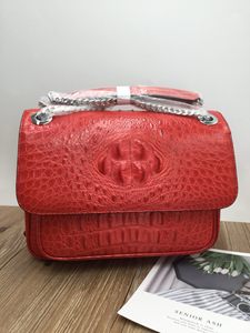 Crocodile leather crossbody bag Top handle box bag Go-to work shoulder bag Date night crossbody bag - Product Image 2