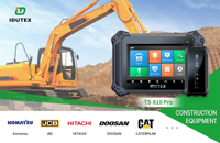 IDUTEX TS 810 Pro Scanner de diagnostic OBD2 pour camions diesel lourds et voitures universels 12-24V sans fil/USB Android 10 12 mois