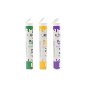 Pha chế sử dụng 90mm 109 116 120mm tùy chỉnh con bằng chứng hoa thảo mộc Nón bao bì ống nhựa pre-roll Pop Top ống với nắp con dấu - Product Image 2